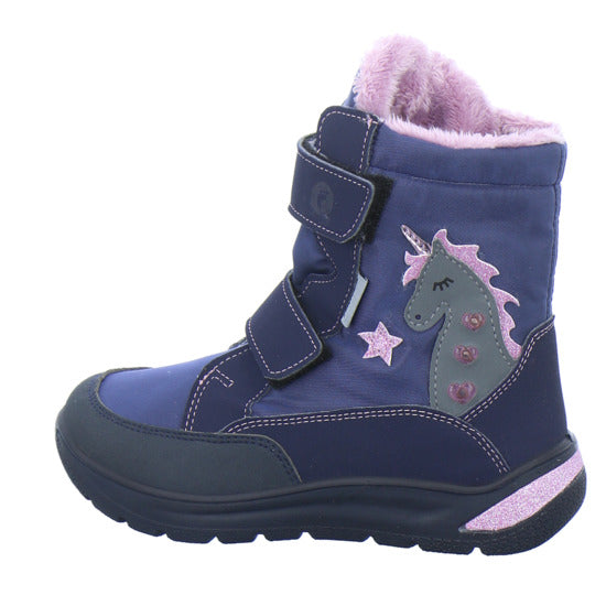 Ricosta Winterschuhe Mädchen Annika Blau-kombi