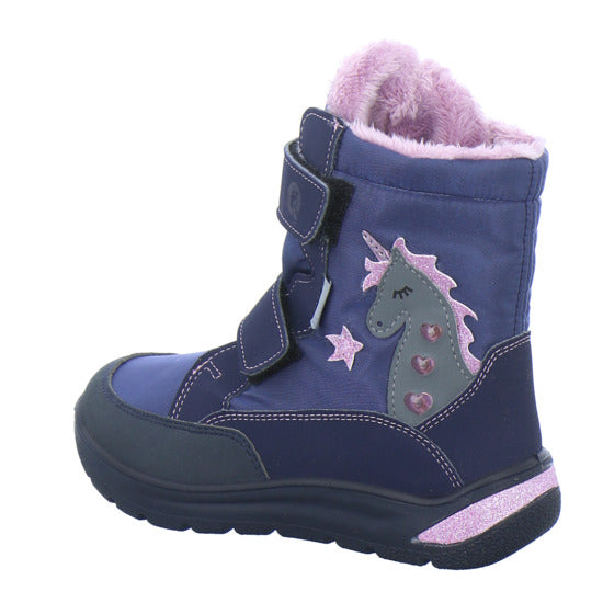 Ricosta Winterschuhe Mädchen Annika Blau-kombi