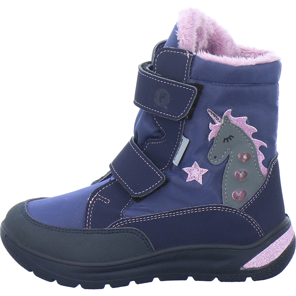 Ricosta Winterschuhe Mädchen Annika Blau-kombi