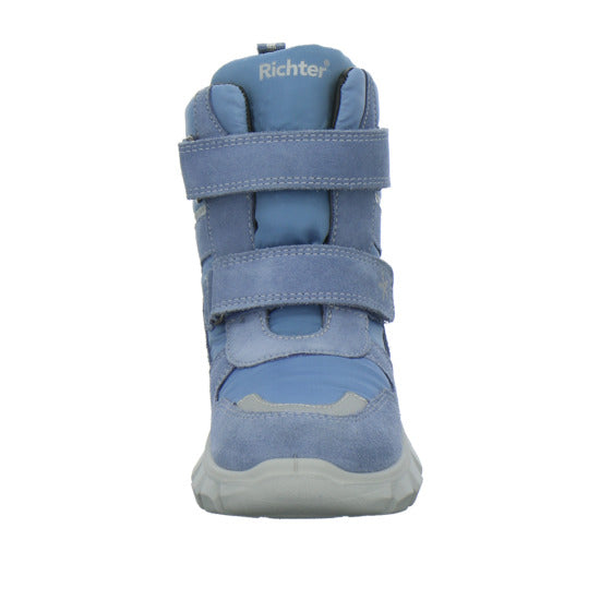 Richter Winterschuhe warm gefüttert Hellblau - 360° Ansicht