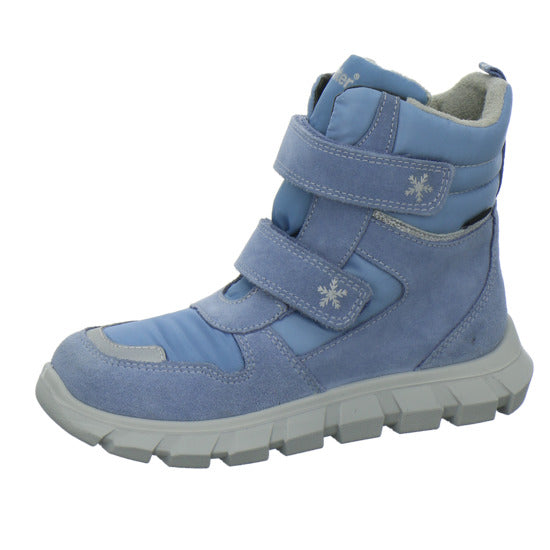 Richter Winterschuhe warm gefüttert Hellblau - 360° Ansicht