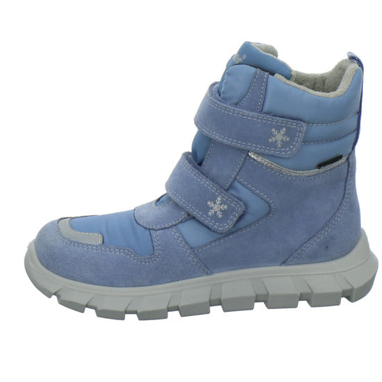 Richter Winterschuhe warm gefüttert Hellblau - 360° Ansicht