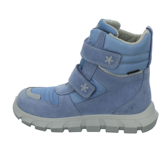 Richter Winterschuhe warm gefüttert Hellblau - 360° Ansicht
