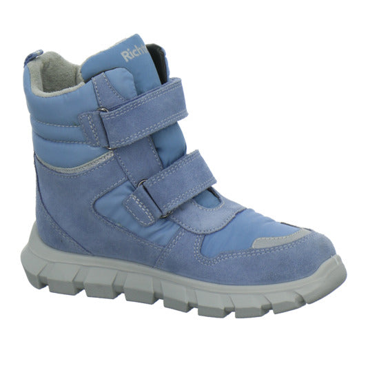 Richter Winterschuhe warm gefüttert Hellblau - 360° Ansicht