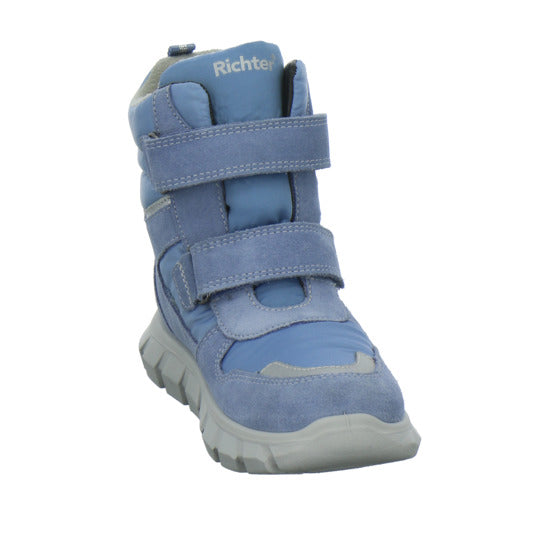Richter Winterschuhe warm gefüttert Hellblau - 360° Ansicht