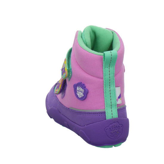 Affenzahn Vegan Comfy Winterschuhe warm gefüttert Violett - 360° Ansicht