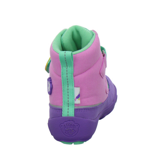 Affenzahn Vegan Comfy Winterschuhe warm gefüttert Violett - 360° Ansicht