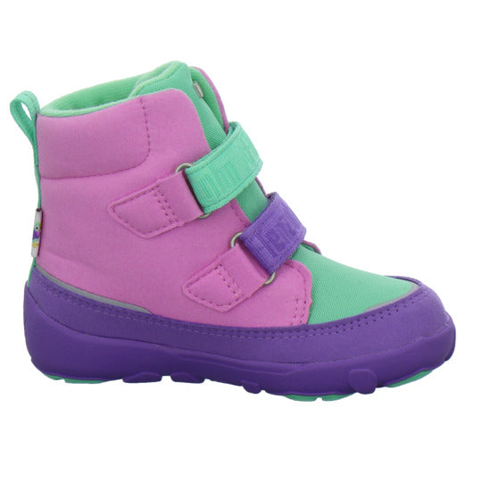 Affenzahn Vegan Comfy Winterschuhe warm gefüttert Violett - 360° Ansicht