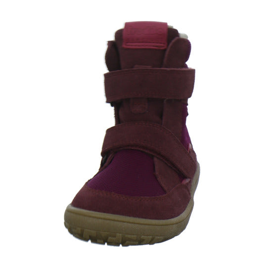 Froddo Barefoot Winterschuhe warm gefüttert Bordeaux - 360° Ansicht