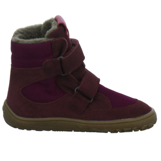 Froddo Barefoot Winterschuhe warm gefüttert Bordeaux - 360° Ansicht