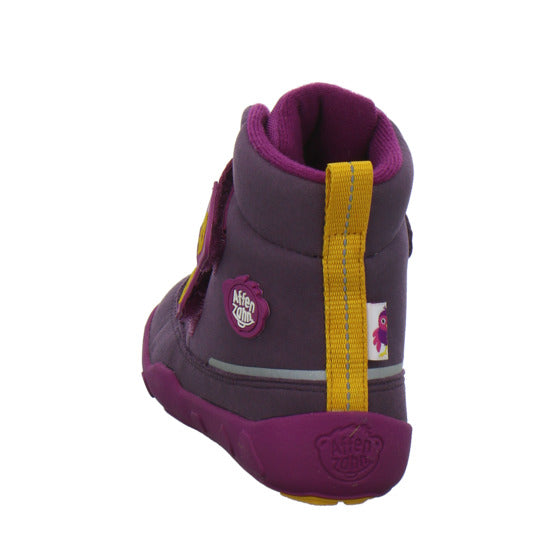 Affenzahn Vegan Comfy Winterschuhe warm gefüttert Bordeaux - 360° Ansicht