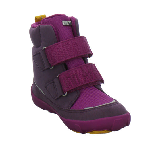 Affenzahn Vegan Comfy Winterschuhe warm gefüttert Bordeaux - 360° Ansicht