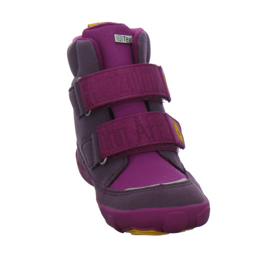 Affenzahn Vegan Comfy Winterschuhe warm gefüttert Bordeaux - 360° Ansicht