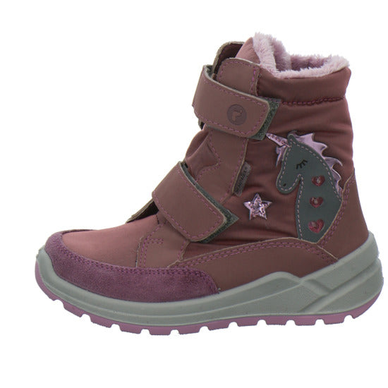 Ricosta Annika Blinker Winterschuhe warm gefüttert Rosa - 360° Ansicht