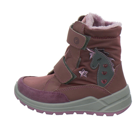 Ricosta Annika Blinker Winterschuhe warm gefüttert Rosa - 360° Ansicht