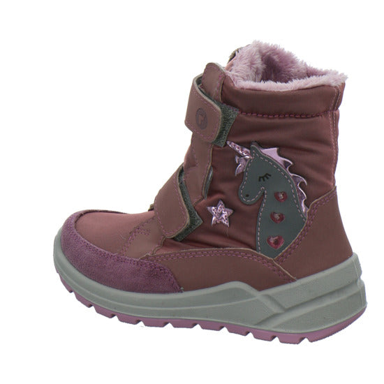 Ricosta Annika Blinker Winterschuhe warm gefüttert Rosa - 360° Ansicht