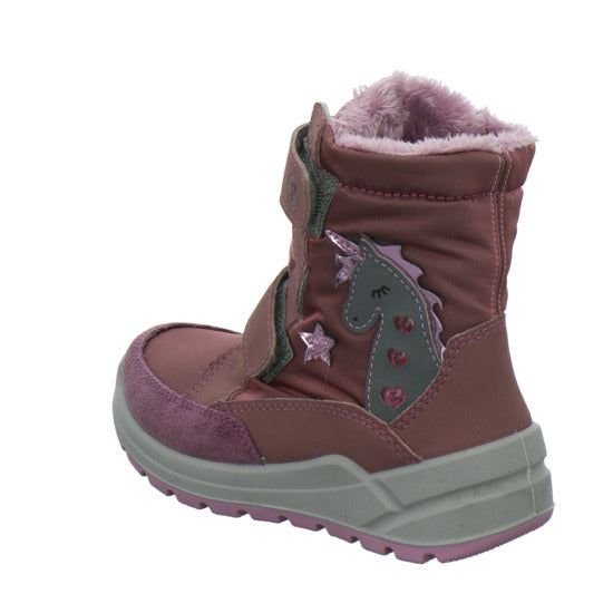 Ricosta Annika Blinker Winterschuhe warm gefüttert Rosa - 360° Ansicht