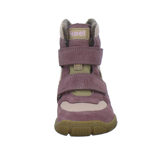 Koel Winterschuhe Mädchen Barefoot Shoes Velcro Rosa