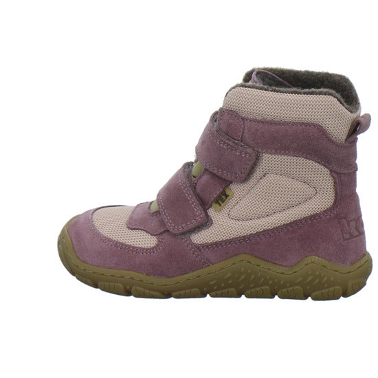 Koel Winterschuhe Mädchen Barefoot Shoes Velcro Rosa