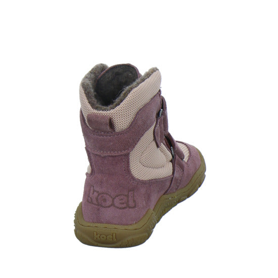 Koel Winterschuhe Mädchen Barefoot Shoes Velcro Rosa