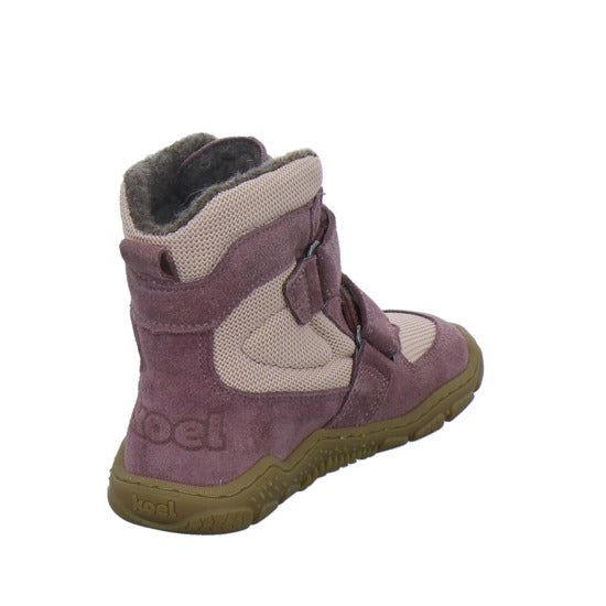 Koel Winterschuhe Mädchen Barefoot Shoes Velcro Rosa