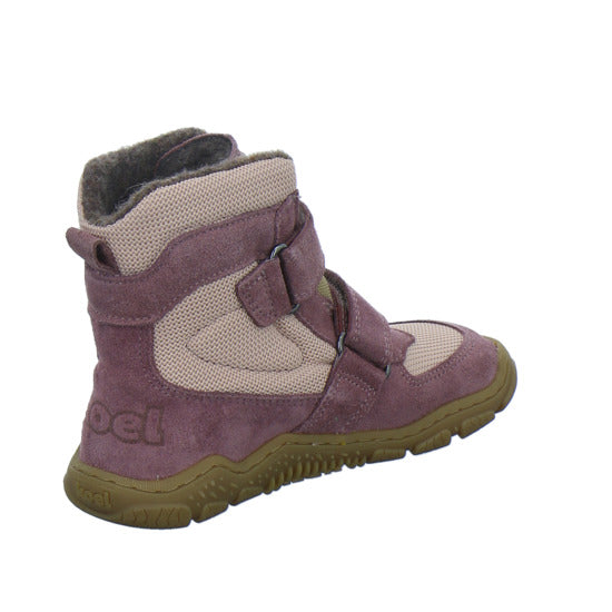 Koel Winterschuhe Mädchen Barefoot Shoes Velcro Rosa