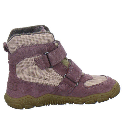 Koel Winterschuhe Mädchen Barefoot Shoes Velcro Rosa