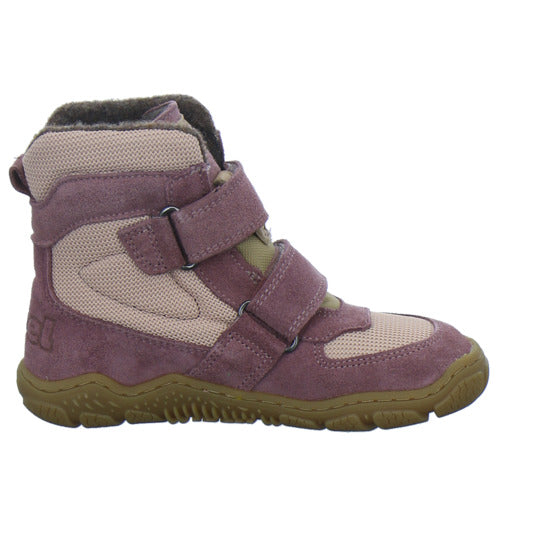 Koel Winterschuhe Mädchen Barefoot Shoes Velcro Rosa