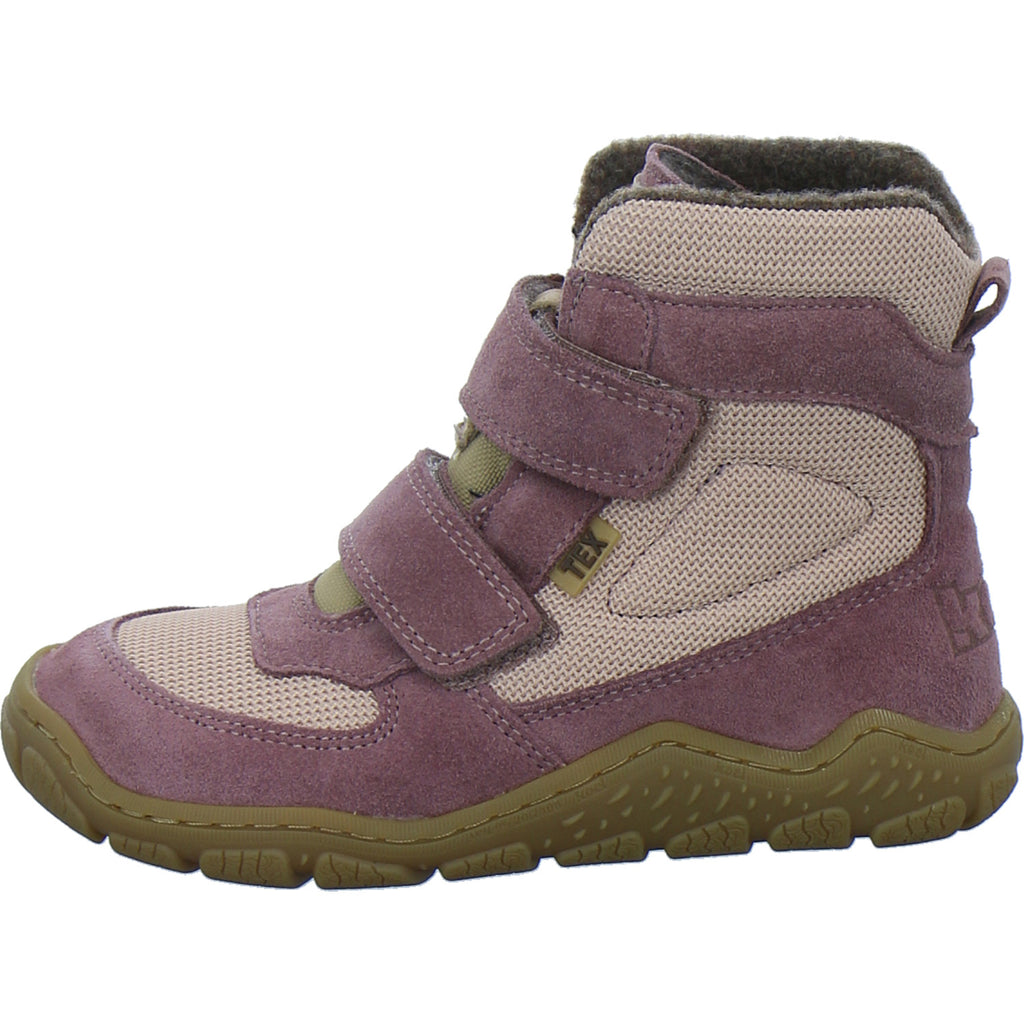 Koel Winterschuhe Mädchen Barefoot Shoes Velcro Rosa