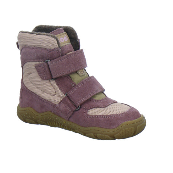 Koel Winterschuhe Mädchen Barefoot Shoes Velcro Rosa
