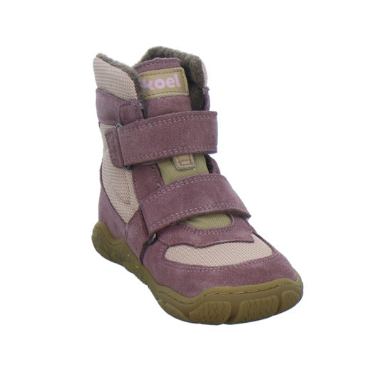 Koel Winterschuhe Mädchen Barefoot Shoes Velcro Rosa
