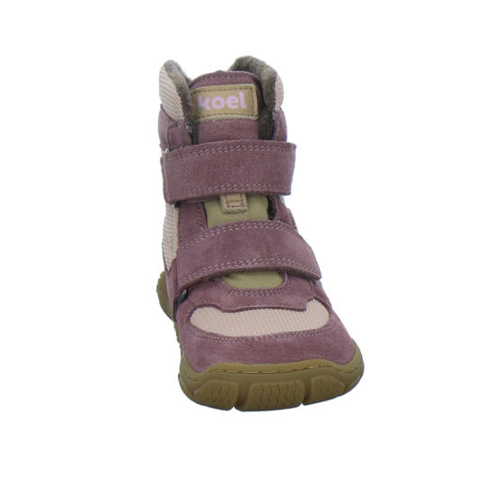 Koel Winterschuhe Mädchen Barefoot Shoes Velcro Rosa