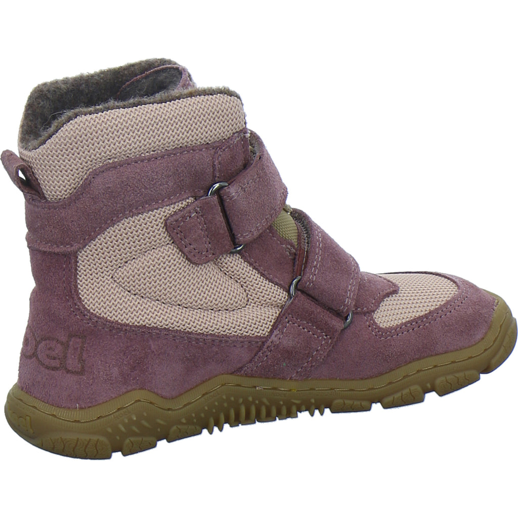 Koel Winterschuhe Mädchen Barefoot Shoes Velcro Rosa