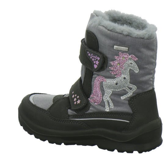 Lurchi Winterschuhe Mädchen Kanani Blinker Grau-kombi
