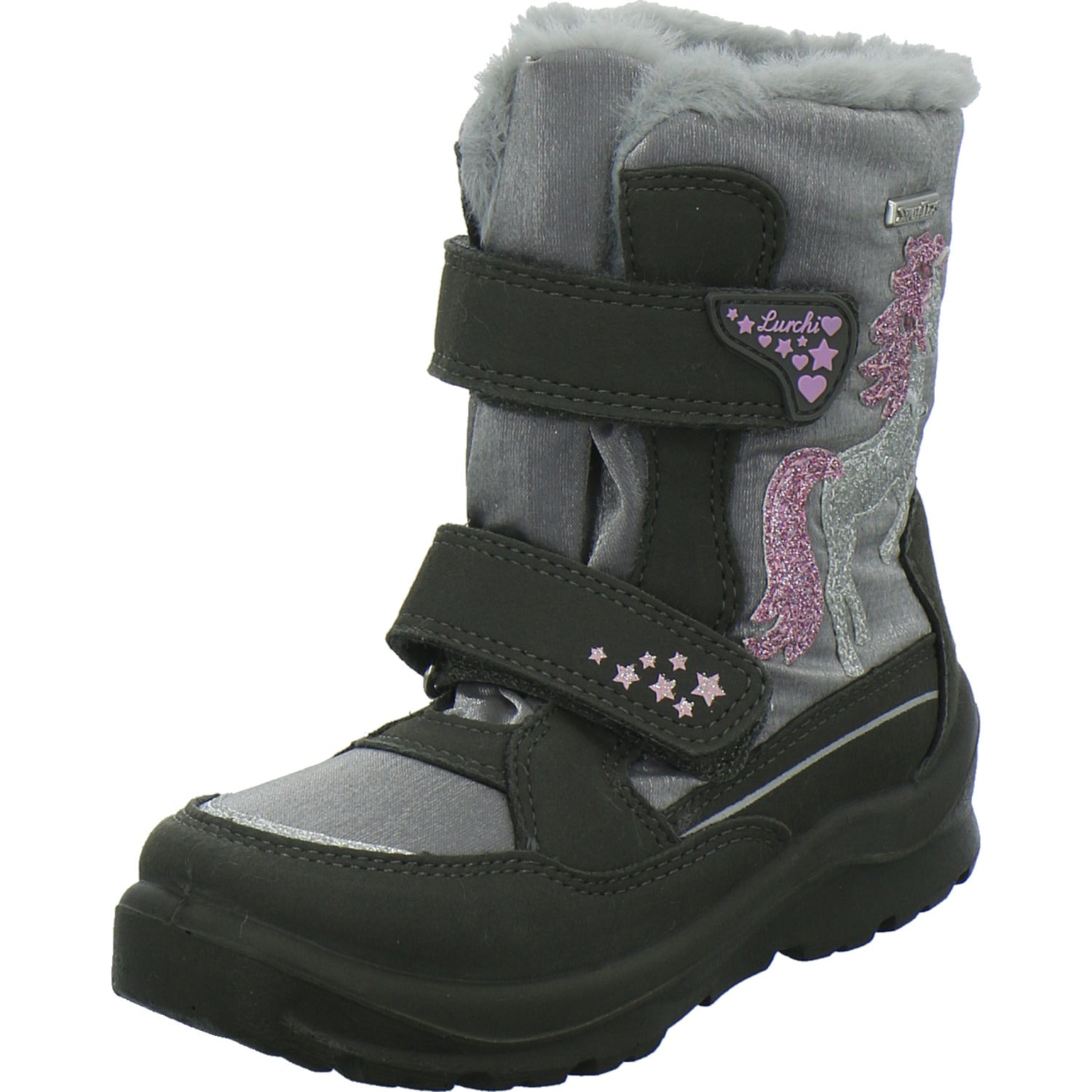 Lurchi Winterschuhe Mädchen Kanani Blinker Grau-kombi