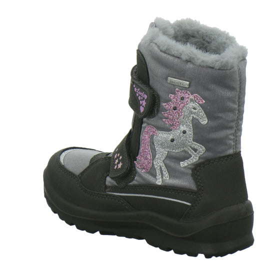Lurchi Winterschuhe Mädchen Kanani Blinker Grau-kombi