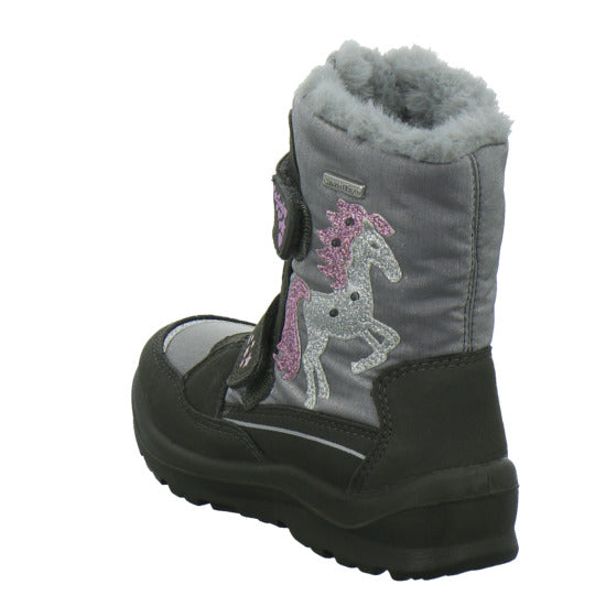 Lurchi Winterschuhe Mädchen Kanani Blinker Grau-kombi