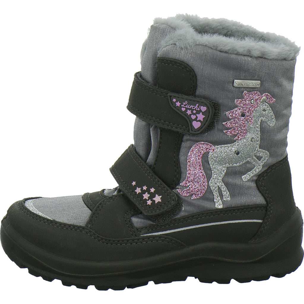 Lurchi Winterschuhe Mädchen Kanani Blinker Grau-kombi