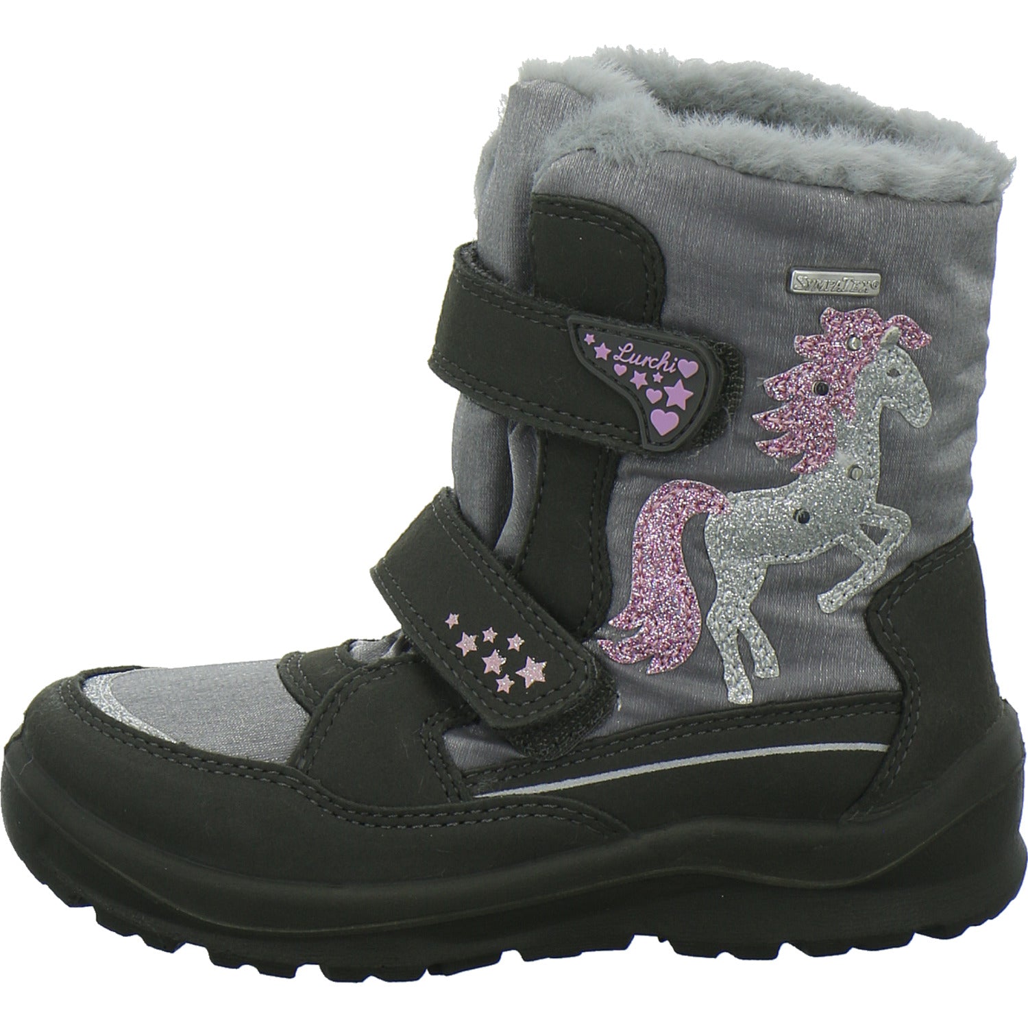 Lurchi Winterschuhe Mädchen Kanani Blinker Grau-kombi