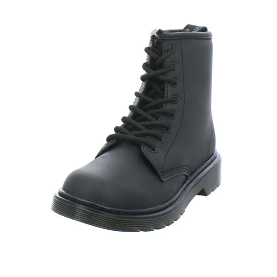 Dr. Martens 1460 Serena Mono Junior Winterschuhe warm gefüttert Schwarz - 360° Ansicht