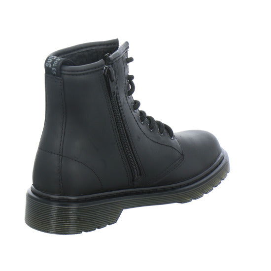 Dr. Martens 1460 Serena Mono Junior Winterschuhe warm gefüttert Schwarz - 360° Ansicht