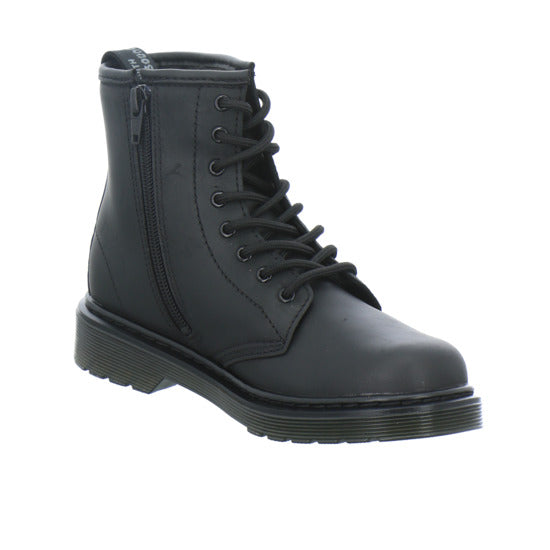 Dr. Martens 1460 Serena Mono Junior Winterschuhe warm gefüttert Schwarz - 360° Ansicht