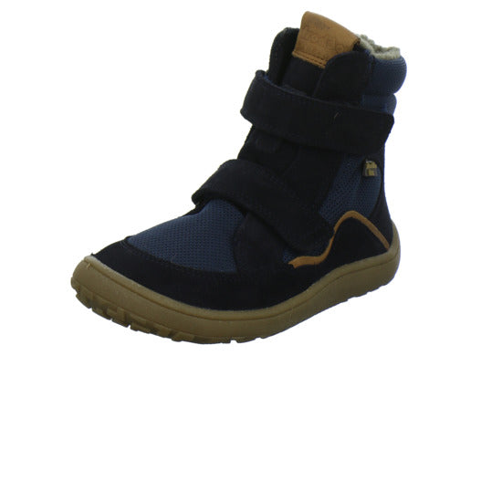 Froddo Barefoot Winterschuhe warm gefüttert Dunkelblau - 360° Ansicht