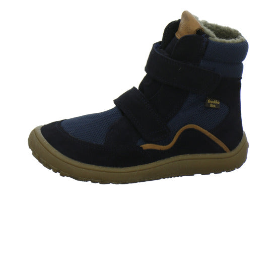 Froddo Barefoot Winterschuhe warm gefüttert Dunkelblau - 360° Ansicht