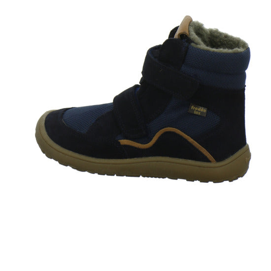 Froddo Barefoot Winterschuhe warm gefüttert Dunkelblau - 360° Ansicht