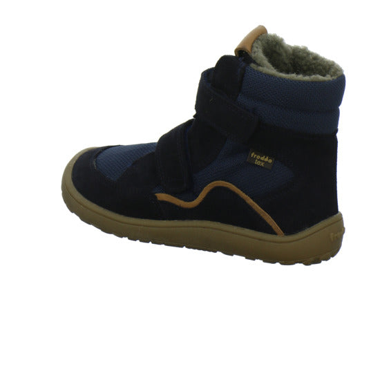 Froddo Barefoot Winterschuhe warm gefüttert Dunkelblau - 360° Ansicht