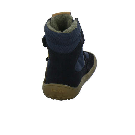 Froddo Barefoot Winterschuhe warm gefüttert Dunkelblau - 360° Ansicht