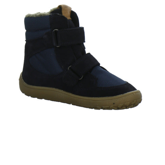 Froddo Barefoot Winterschuhe warm gefüttert Dunkelblau - 360° Ansicht