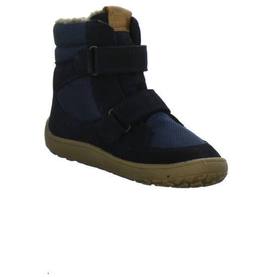 Froddo Barefoot Winterschuhe warm gefüttert Dunkelblau - 360° Ansicht