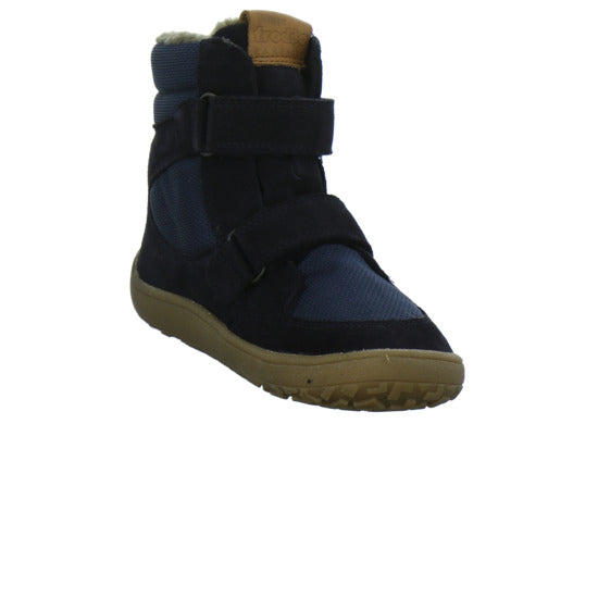 Froddo Barefoot Winterschuhe warm gefüttert Dunkelblau - 360° Ansicht